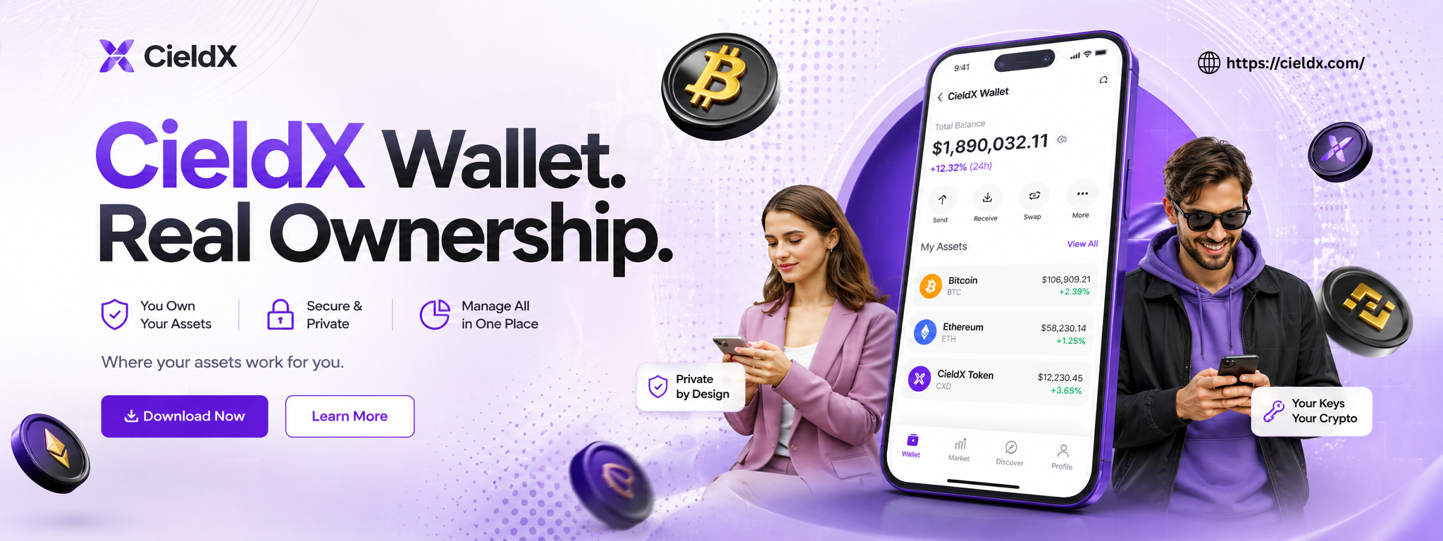 Cieldx App – Trusted Crypto Wallet Platform
